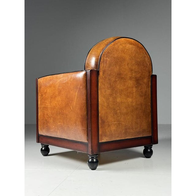 Art Deco Club Chairs in Sheepskin, Set of 2 For Sale - Image 6 of 18