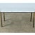 Early 20th Century French Early 20th Century White Marble & Brass Coffee Table For Sale - Image 5 of 12