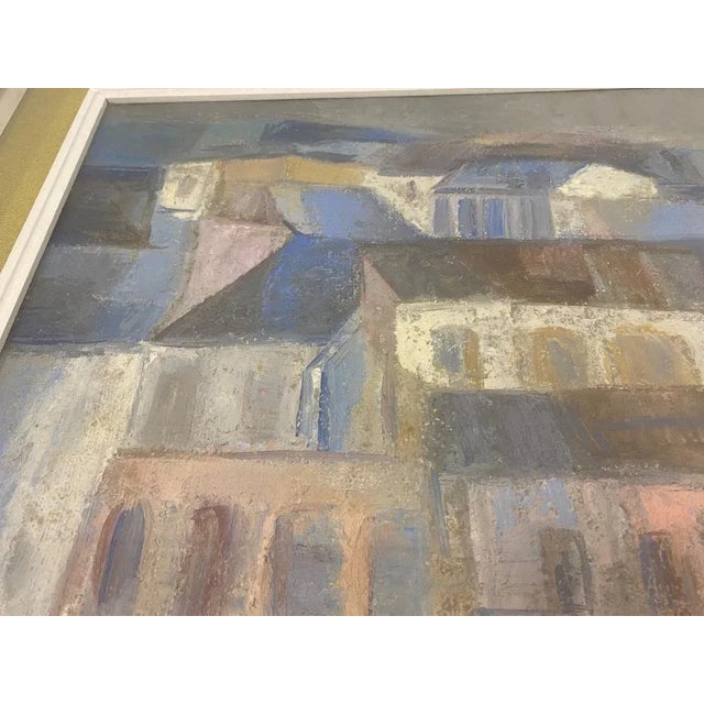 Italian Landscape Painting, 1970s, Oil & Pastel, Framed For Sale - Image 6 of 10