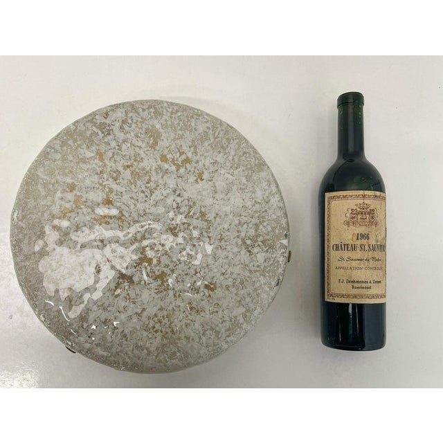 Mid-Century Modern Flush Mount in Ice Glass from Hillebrand, 1960s For Sale - Image 11 of 18