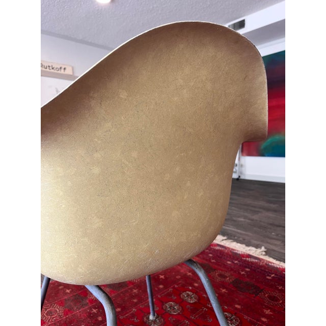 A Pair of Eames for Herman Miller Mid Century Lemon Yellow Fiberglass Shell Chair MCM For Sale - Image 17 of 18