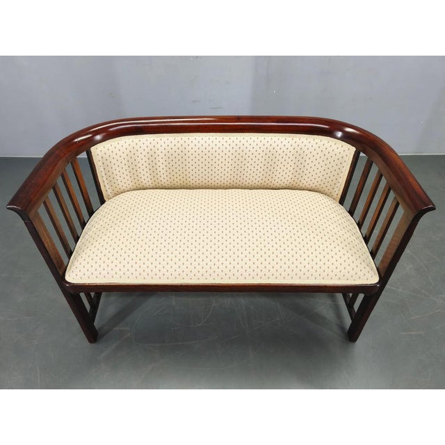 Vintage Beech Sofa by Josef Hoffmann, 1920s For Sale - Image 3 of 16