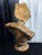 Mid 20th Century 24" Mid-Century Italian Basco "Attila's Antiquity" Patinated Chalkware Bust of Apollo Belvedere For Sale - Image 5 of 11