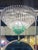 Impressive luxury italian TRIEDRO Murano glass chandelier. Vintage greeen elements Murano glass. Exclusive design by...
