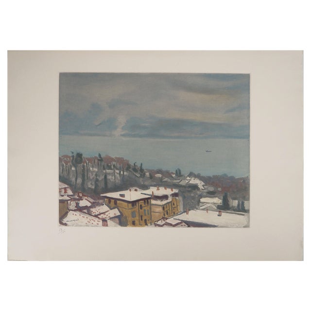 Albert Marquet, Sea View, Late 19th or Early 20th Century, Original Etching For Sale