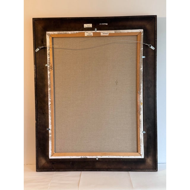 L. Stephano, Oil on Canvas Impressionist Landscape With Gilded Ornate Wood Frame, 2003 For Sale - Image 12 of 12