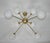 Vintage Sputnik Chandelier in Brass and Glass, 1960s For Sale - Image 6 of 13