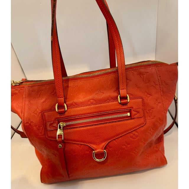 Animal Skin Louis Vuitton Coral Empreinte Leather Lumineuse PM , Monogram with Box and Bag For Sale - Image 7 of 18