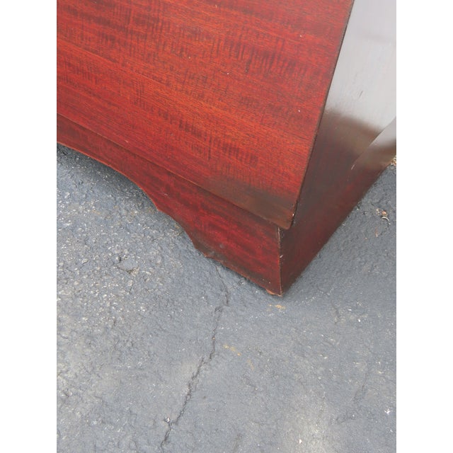 Lane Mid Century Mahogany Cedar Chest Blanket Trunk Bench With a Shelf 6633 For Sale - Image 16 of 16