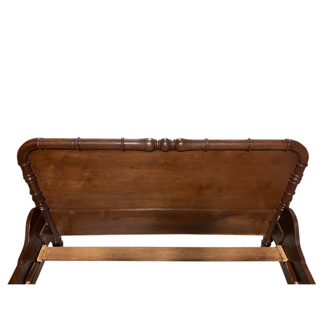 French Upholstered Bed in Serena & Lily For Sale - Image 10 of 12