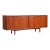 Hp Hansen Style Mid Century Danish Teak and Brass Credenza For Sale