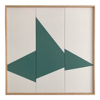 Jason Trotter Original Acrylic Painting "Seafoam on Point Triptych - Jet0466" For Sale
