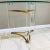 1970s Charles Hollis Jones Lucite Brass Glass Table For Sale In Phoenix - Image 6 of 10