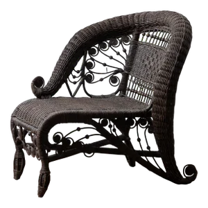 Victorian Style Wicker Child’s Photographer’s Chair