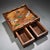 Asian Vintage Huangyang Wood Tea Table Box With Mother of Pearl Inlay For Sale - Image 3 of 10