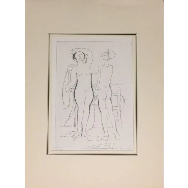 L’Incontro - Original Etching - 1961 1961 For Sale