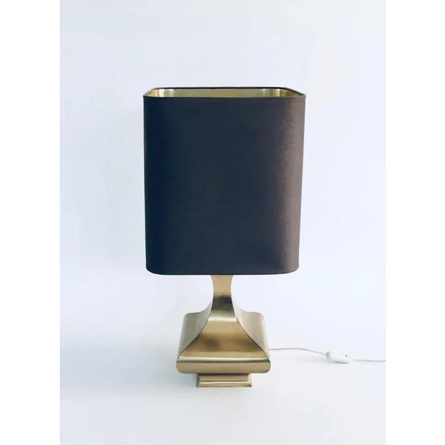 Hollywood Regency Hollywood Regency Style Brass Table Lamp, 1970s For Sale - Image 3 of 12