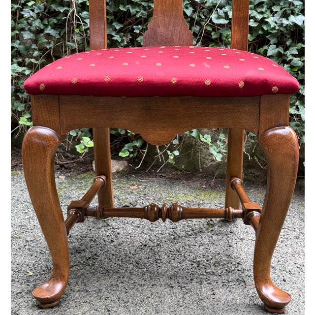Late 20th Century Ethan Allen Queen Anne “Classic Manor” Dining Chairs - Set of 8 For Sale In New York - Image 6 of 12