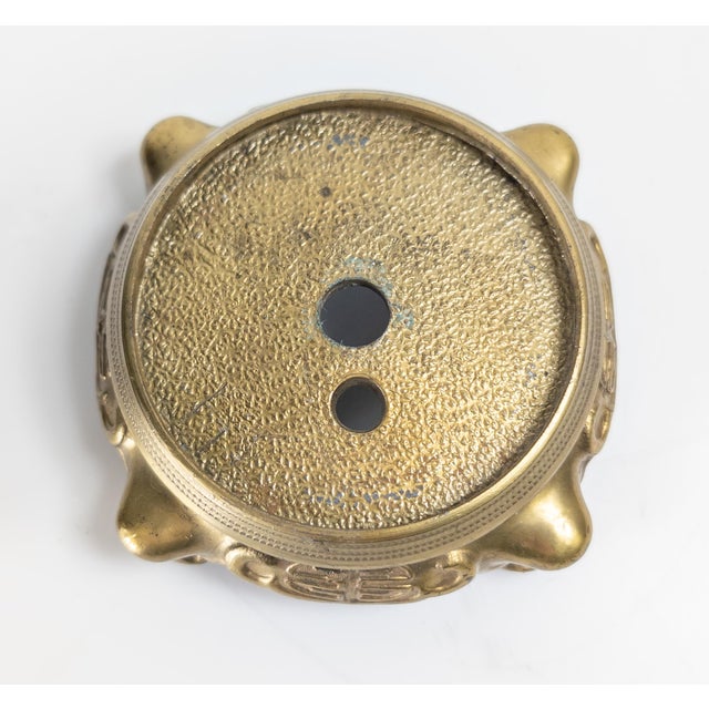 19th Century Chinese Mirror Black Vase With Gilt Decoration, Kangxi Mark For Sale - Image 17 of 18