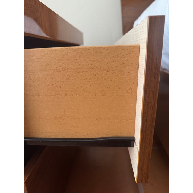 Sienna Alf Italia Sedona Collection Two-Drawer Nightstands, Cherrywood Veneer For Sale - Image 8 of 9