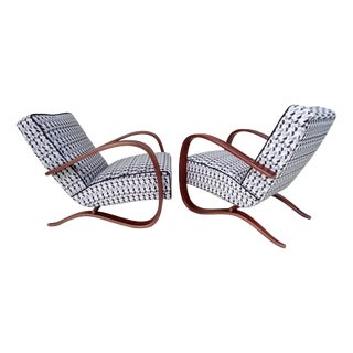 H-269 Armchairs by Jindrich Halabala for Up Zavody, 1930s, Set of 2 For Sale