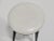 White Stool in Leather For Sale - Image 4 of 12