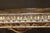 1960's Louis XVI Style Mirrored Top Console DIstressed Silver and Gold Accents For Sale - Image 9 of 13