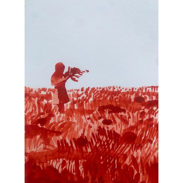 Hanna Ilczyszyn, Summer, Watercolour, 2024 For Sale - Image 4 of 5