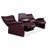 Trapez Leather Three-Seater Red Manual Function Himolla Sofa For Sale - Image 6 of 17