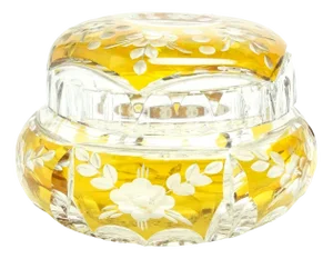 Art Deco Candy Bowl from Julia Glassworks, Poland, 1950s