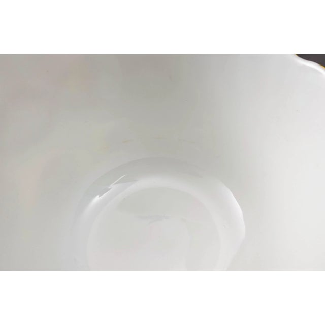 Late 20th Century Minton England S600 Gold Laurel Leaves Light Blue Tea Cup & Saucer Set- 8 Pieces For Sale - Image 10 of 10