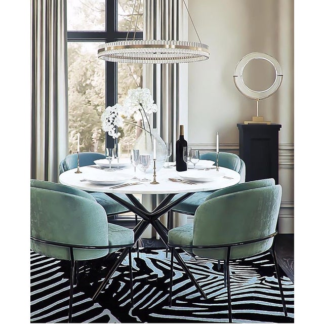Modern Baron Sea Foam Dining Chair Chairish