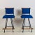 Swiveling California Modern Counter Stools - A Pair For Sale - Image 4 of 12