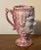 Antique 19th Century English Staffordshire Pink Luster Satyr Head Mug With Frog Inside For Sale - Image 9 of 12