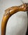 Wood Antique 19th Century Hand Carved Folk Art Dragon Walking Stick Cane Sculpture For Sale - Image 7 of 16