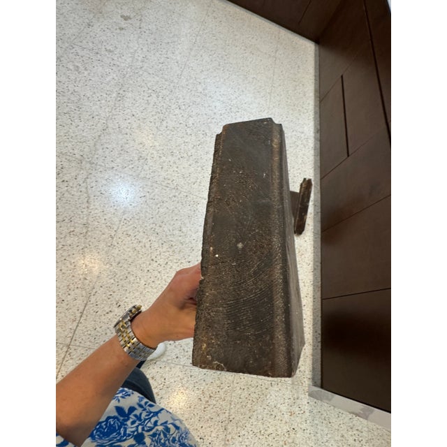 Vintage Rustic Shelf or Mantle With Decorative Corbels For Sale In Miami - Image 6 of 8