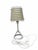 Silver Cleto Bicolore Table Lamp by Roberto Favaretto for Lucente, 1980s For Sale - Image 8 of 11