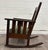 Early 20th Century Antique American Arts & Crafts Mission Oak Rocking Chair For Sale - Image 5 of 9