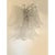 2020s Transparent “Felci” Murano Glass Sconces – A Pair For Sale - Image 5 of 10