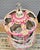 Large French Rococo Hand-Painted Porcelain Bird Cage With Original Floral Tray & Bird For Sale - Image 4 of 17
