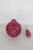 Glass Avon Empty Magenta Glass Bottle With Stopper 1970s Skin So Soft Decanter 4884b For Sale - Image 7 of 9