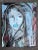 Blue “Amira”, Contemporary Painting on Stretched Canvas by Auker For Sale - Image 8 of 11