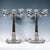 Art Deco Silver Candelabras with Palmette Decoration, Spain, 1934, Set of 2 For Sale - Image 4 of 13