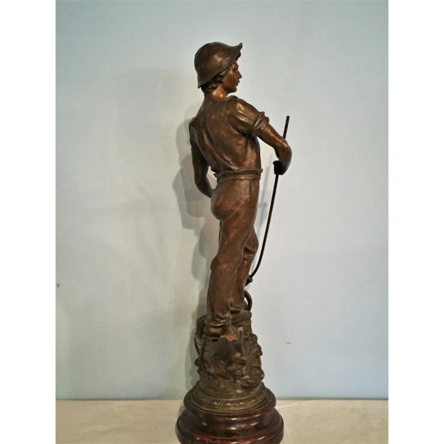 French Male Figure of a Railroad Worker For Sale - Image 5 of 13