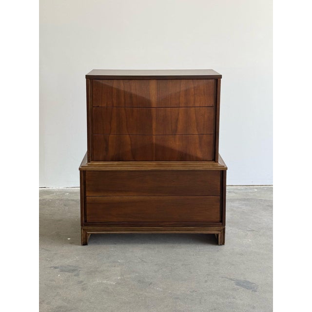 1960s Diamond Highboy Dresser For Sale In Los Angeles - Image 6 of 7