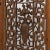 Four Panel Screen with Flower Vase Carvings For Sale - Image 6 of 11