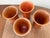 Vintage Set of 4 Ceramic Tumblers For Sale - Image 11 of 12