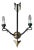 Italian Arrow and Arch Wall Light from Banci Firenze For Sale