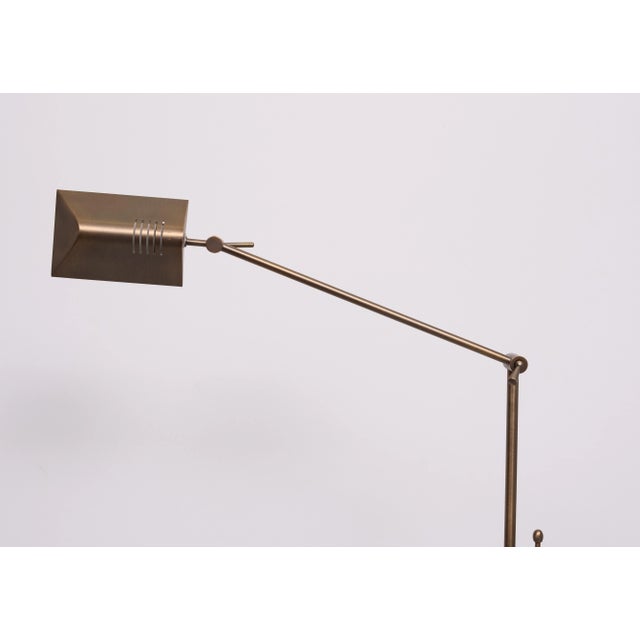 Vintage German Bronze Floor Lamp from Steinhauer, 1980s For Sale - Image 6 of 14