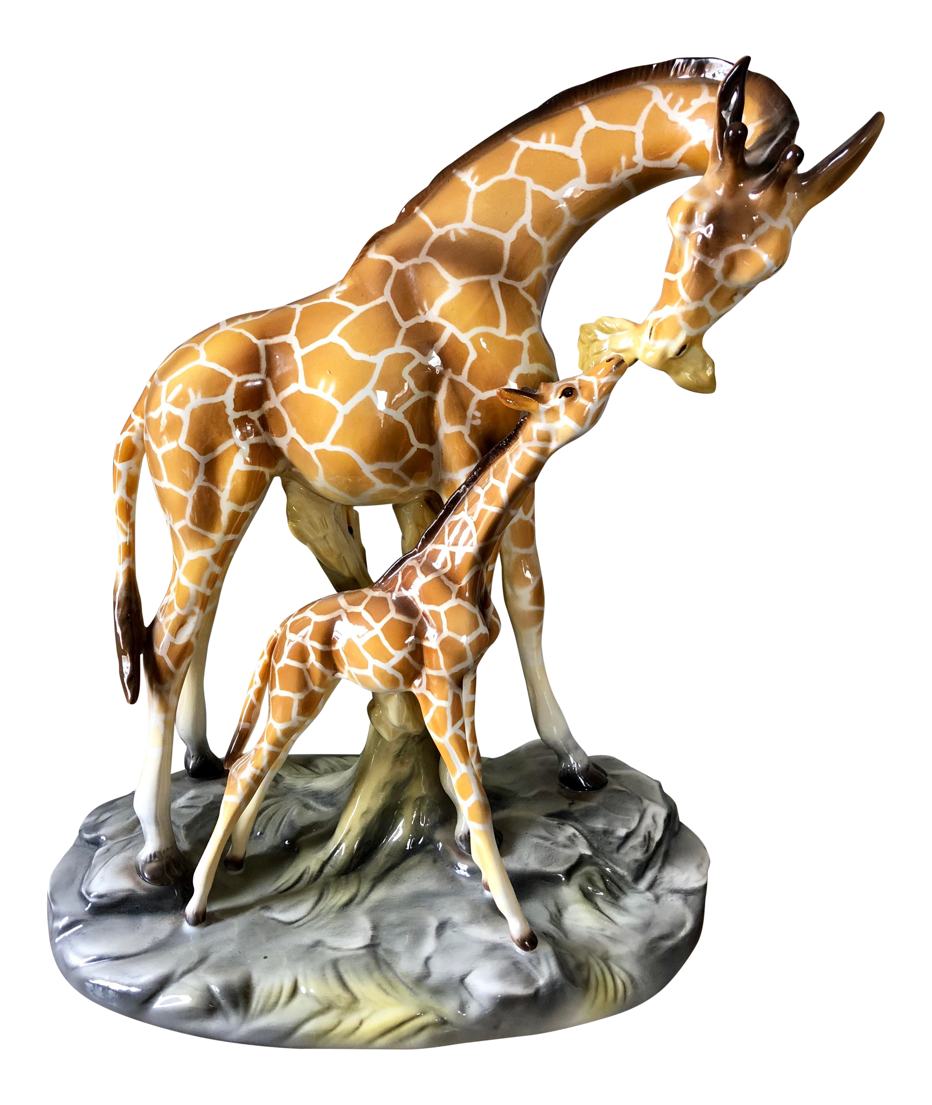 Vintage Italian Ceramic Giraffes Chairish
